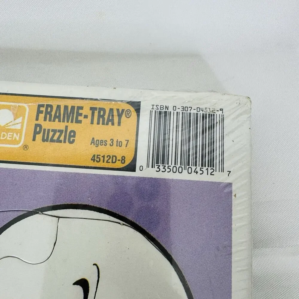Vintage Golden Frame-Tray Puzzle 4 Pack‎ Bugs Bunny & Casper Friendly Ghost